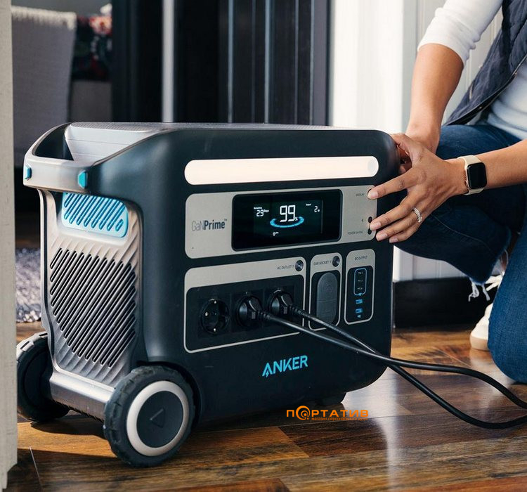 Портативна зарядна станція Anker 767 PowerHouse 2048Wh 2400W (A1780311) (Офіційна гарантія)