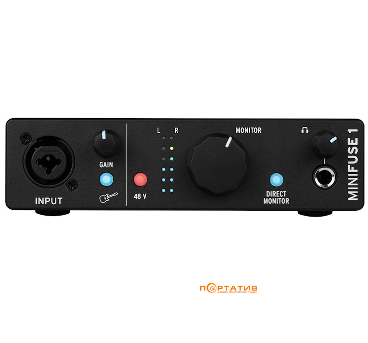 Аудіоінтерфейс Arturia MiniFuse 1 Black