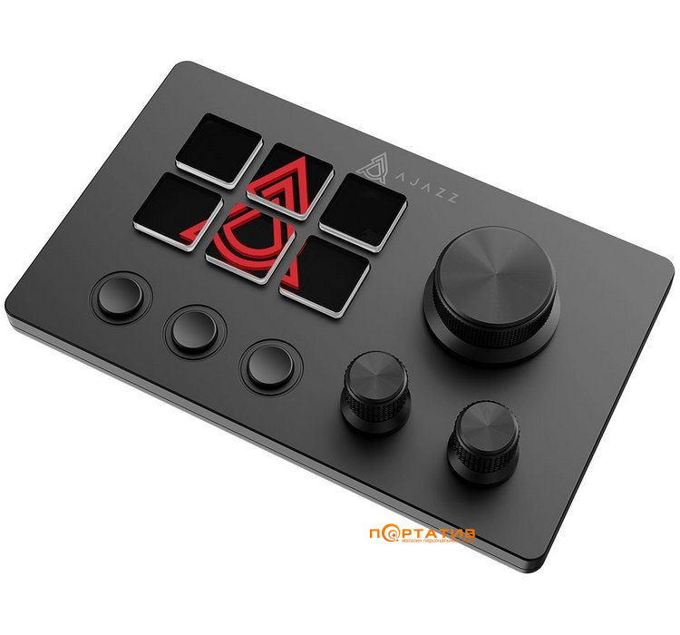 Контролер для стримінгу Ajazz AKP03E USB Black