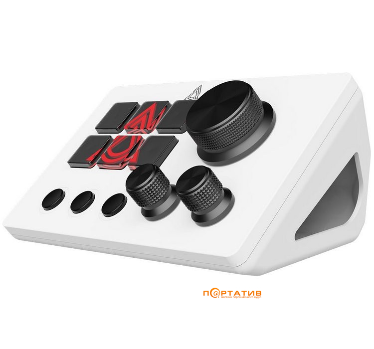 Контролер для стримінгу Ajazz AKP03E USB White