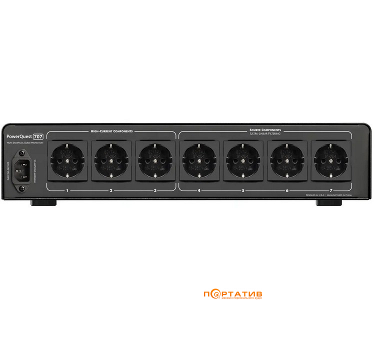 Сетевой фильтр AUDIOQUEST PowerQuest 707 Schuko (PQ-707)