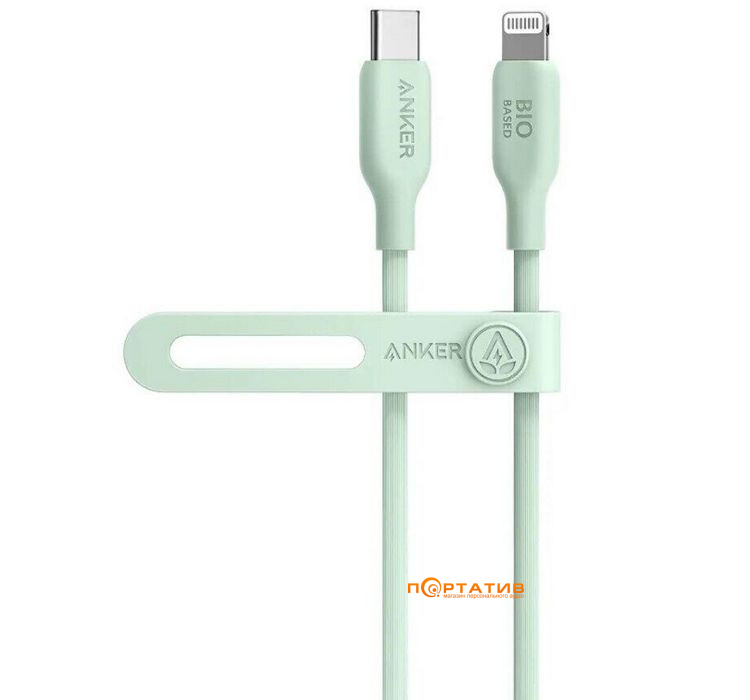 Anker 541 USB-C to Lightning - 0.9m Bio-Based Green (A80A1G61)