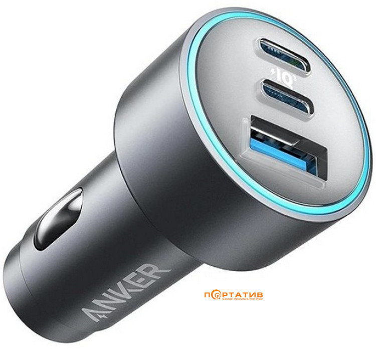 АЗУ Anker PowerDrive 325 – 67W PD + 22.5W USB-A Black (A2731HA1)