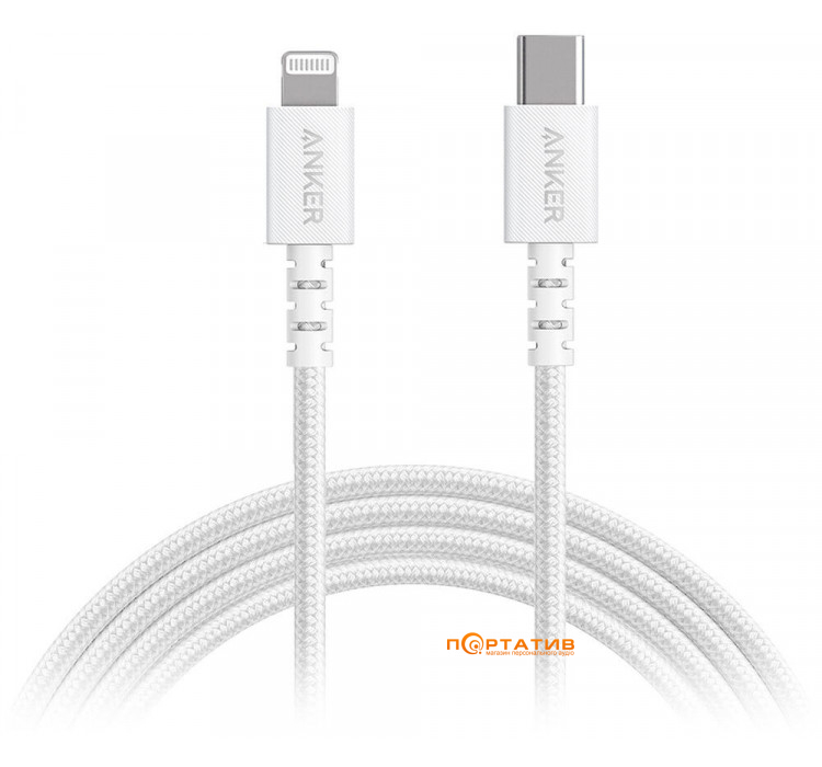 Anker Powerline Select+ USB-C to Lightning - 1.8m V3 White (A8618H21)
