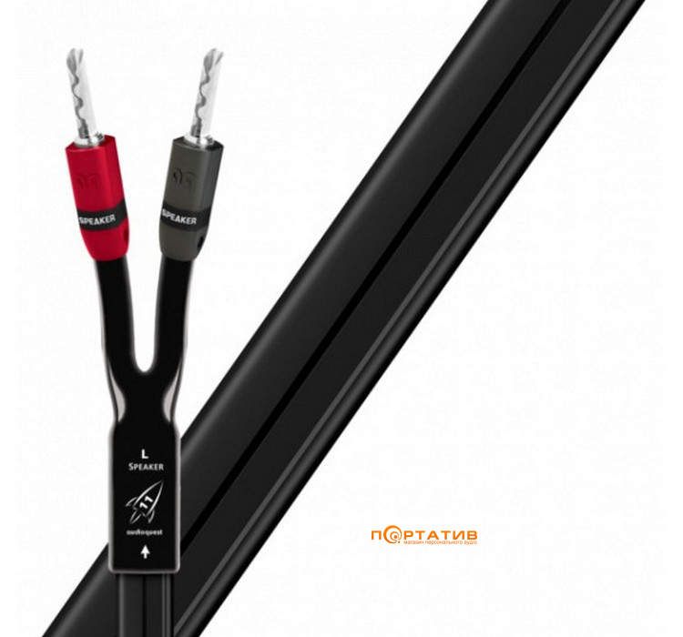 Кабель AUDIOQUEST Pair 2.5m ROCKET 11 FR SureGrip 300 Ban/G