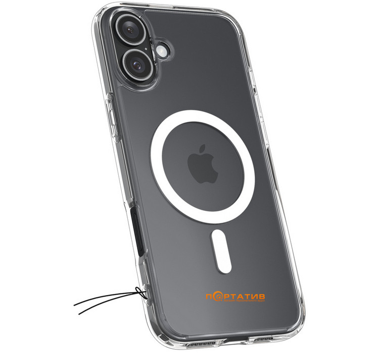 Чехол Spigen для Apple iPhone 16, Ultra Hybrid MagFit, White (ACS08205)