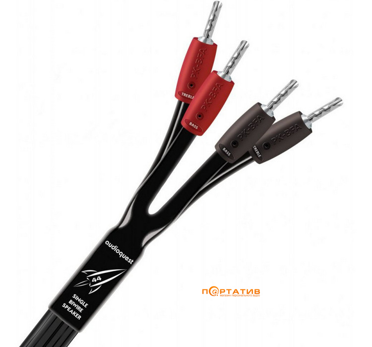 Кабель AUDIOQUEST Pair 2.5m ROCKET 11 FR SureGrip 300 Ban/G