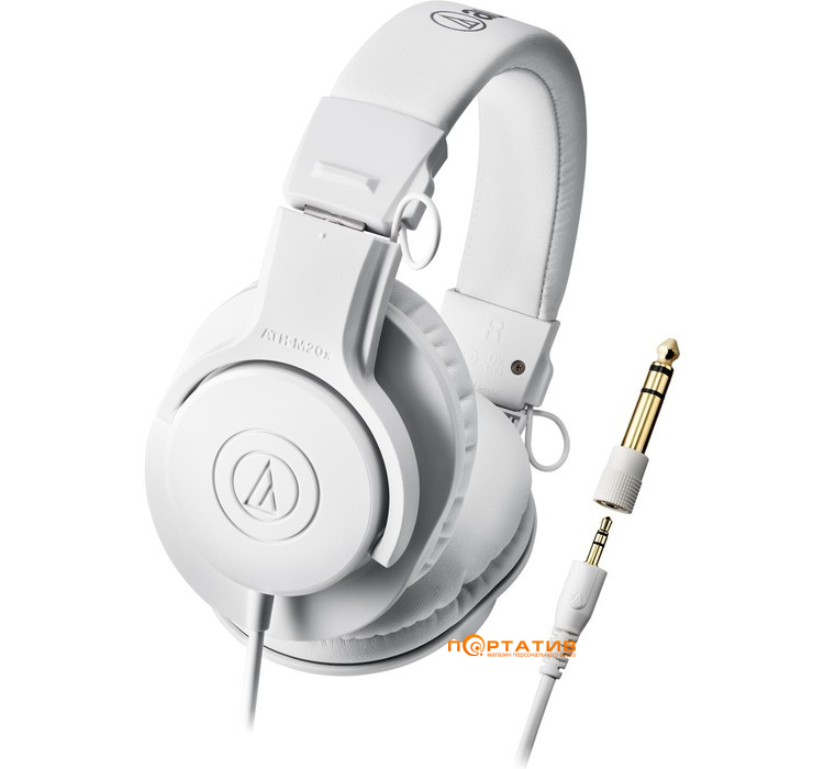 Наушники Audio-Technica ATH-M20x White