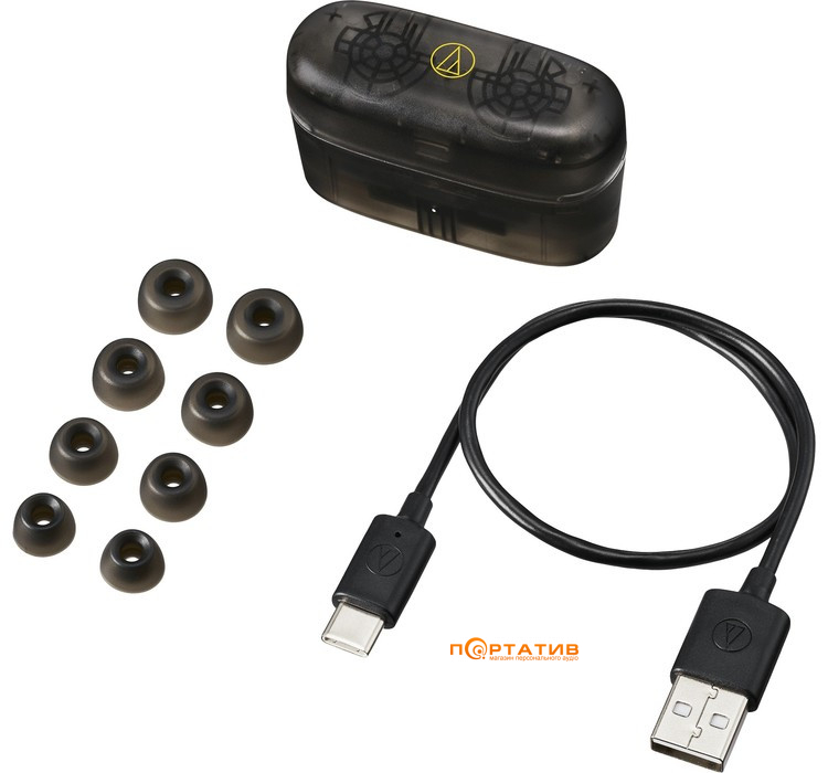Навушники Audio-Technica ATH-CKS30TW+TBK Transparent Black
