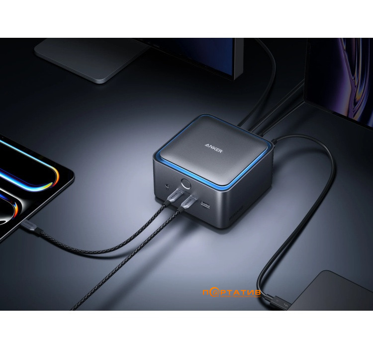Док-станція Anker Thunderbolt 5 Docking Station Gray (A83B53A1)