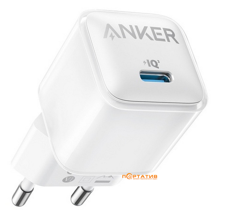 Anker PowerPort 512 - 20W USB-C White (A2346G21)