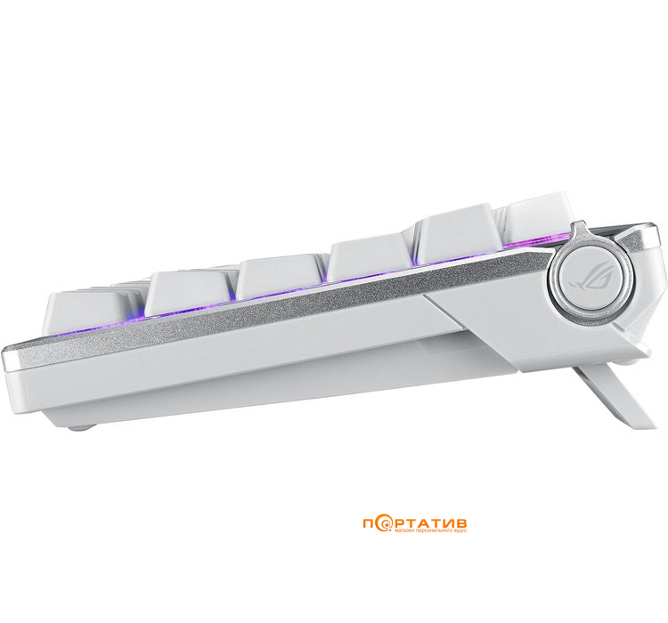 Игровая клавиатура ASUS ROG Azoth 81key NX Red USB/WL/BT EN RGB White (90MP031A-BKUA11)