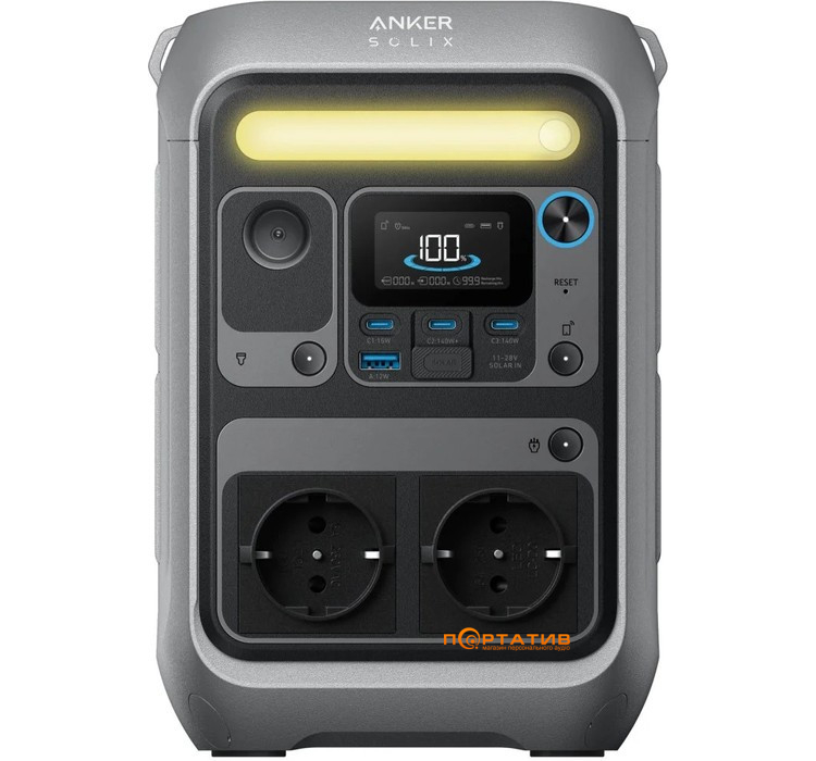 Зарядна станція Anker Solix C300X 288Wh 300W (A1723311)