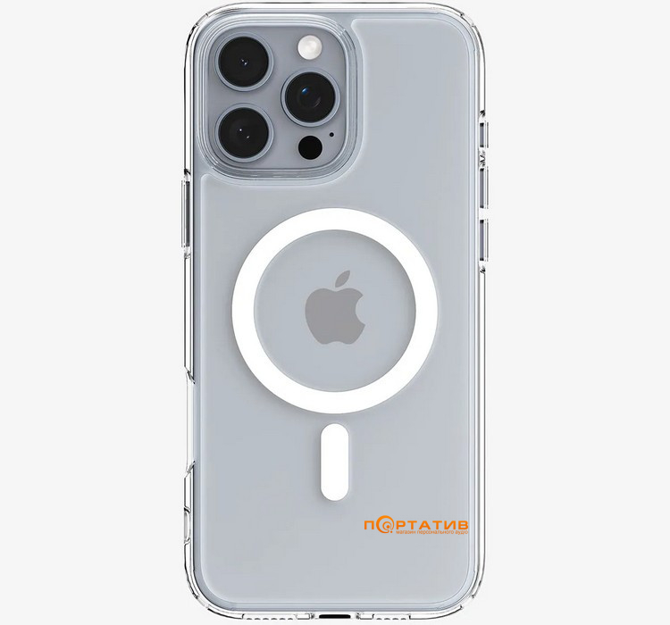 Чохол Spigen для Apple iPhone 16 Pro Max, Ultra Hybrid MagFit, White (ACS07998)