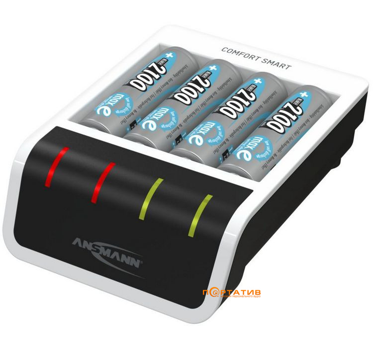 Зарядний пристрій Ansmann Comfort Smart USB AA/AAA + 4xAA 2100mAh (1001-0092-01)