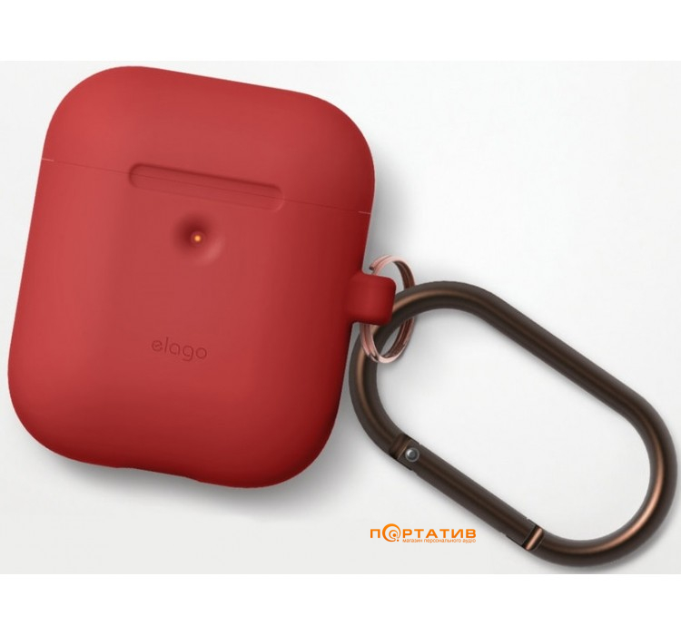 Чохол Elago A2 Hang Case for Airpods with Wireless Charging Case Red (EAP2SC-HANG-RD)