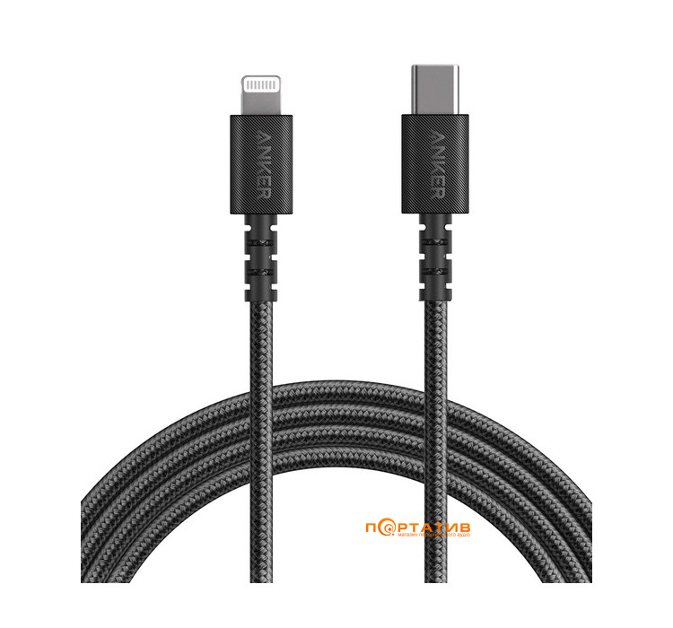 Anker Powerline Select+ USB-C to Lightning - 1.8m V3 Black (A8618H11)