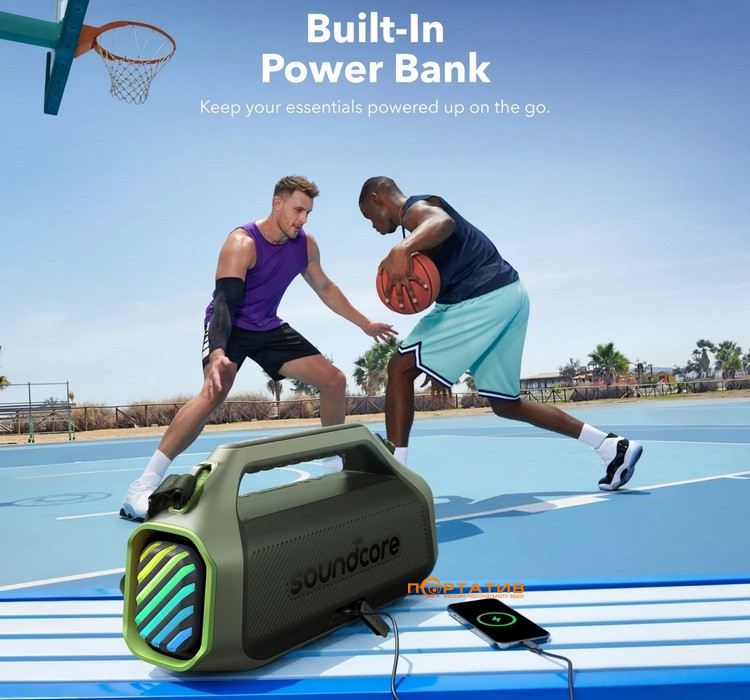 Акустика Anker SoundCore Boom 2 Plus Green (A3134061)