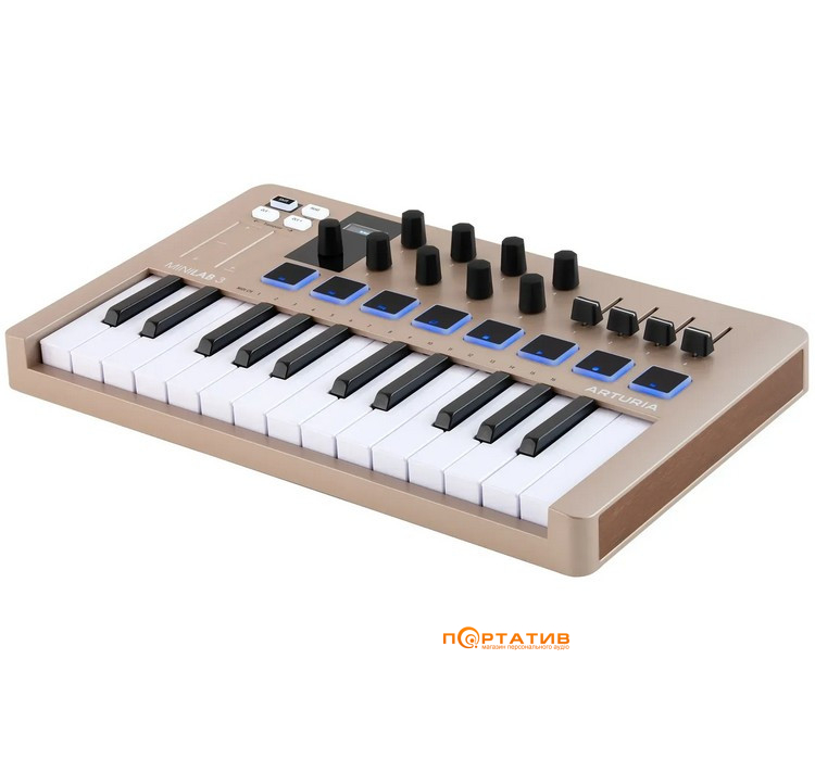 MIDI-клавиатура Arturia MiniLab 3 Champagne Edition