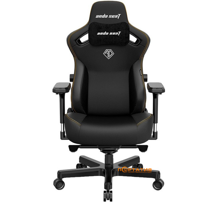 Игровое кресло Anda Seat Kaiser 3 Black Size L (AD12YDC-L-01-B-PV/C)