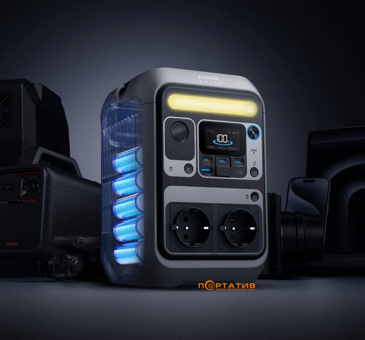 Зарядна станція Anker Solix C300X 288Wh 300W (A1723311)