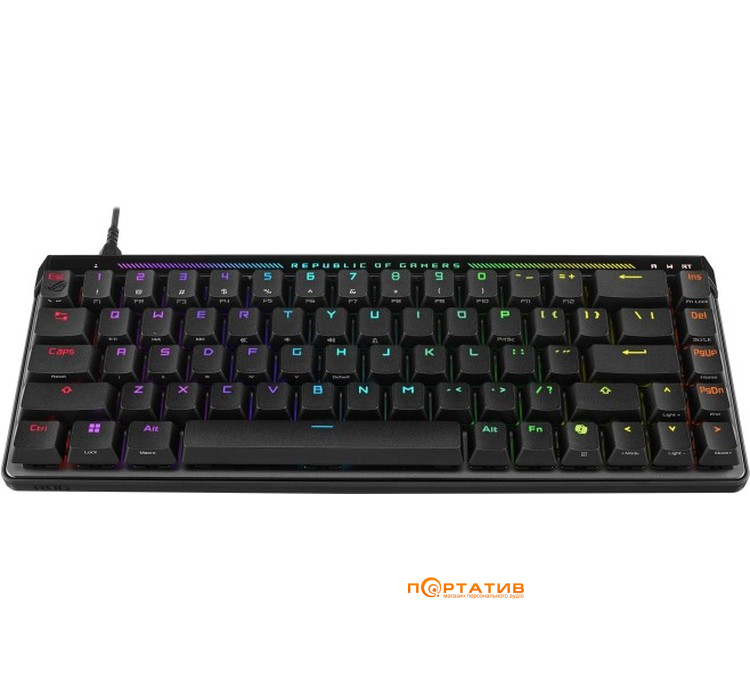 Ігрова клавіатура ASUS ROG Falchion Ace HFX USB EN Black (90MP03VE-BKUA20)