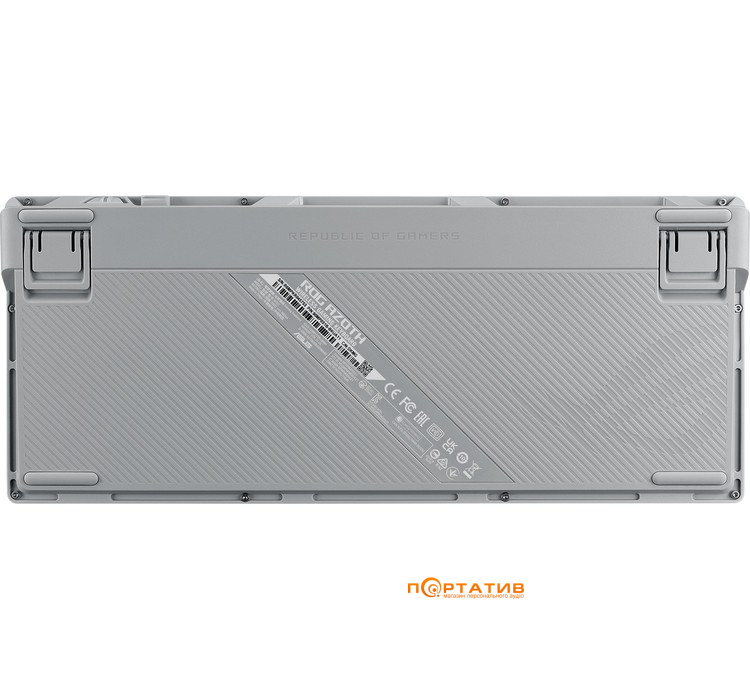 Игровая клавиатура ASUS ROG Azoth 81key NX Red USB/WL/BT EN RGB White (90MP031A-BKUA11)