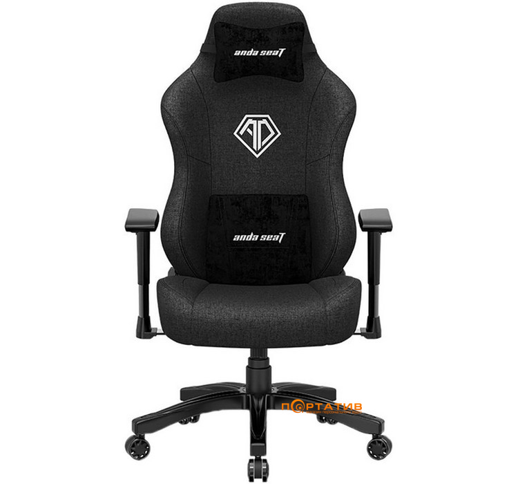 Ігрове крісло Anda Seat Phantom 3 Black Fabric Size L (AD18Y-06-B-F)