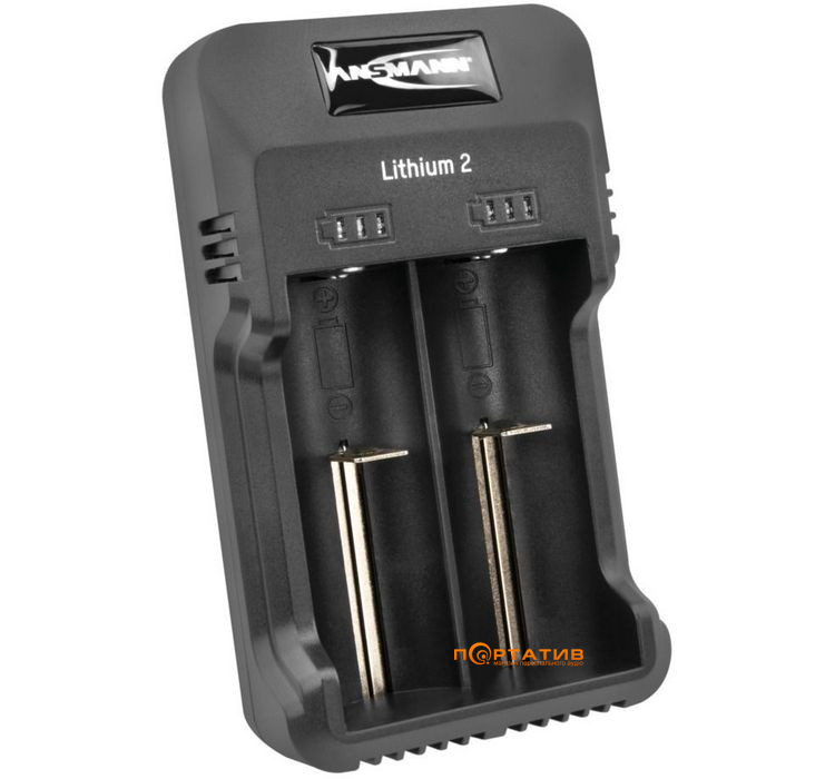 Зарядний пристрій Ansmann Lithium 2 AA/AAA 1-2 NiMH / Li-Ion 3,6 V/3,7 V (1001-0050)
