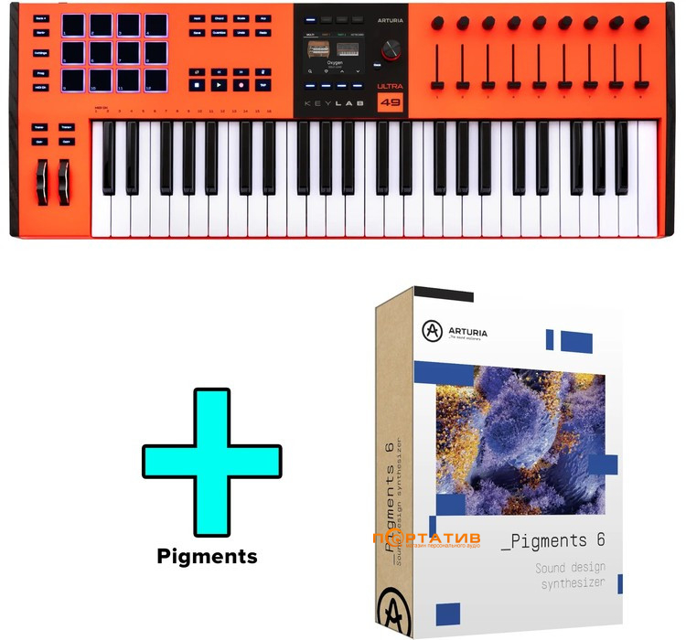 MIDI-клавиатура Arturia KeyLab 61 mk3 Ultra Edition + Arturia Pigments