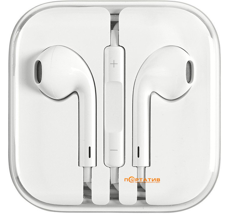 Наушники Apple EarPods with Mic 3.5 mm (MWU53ZM/A)