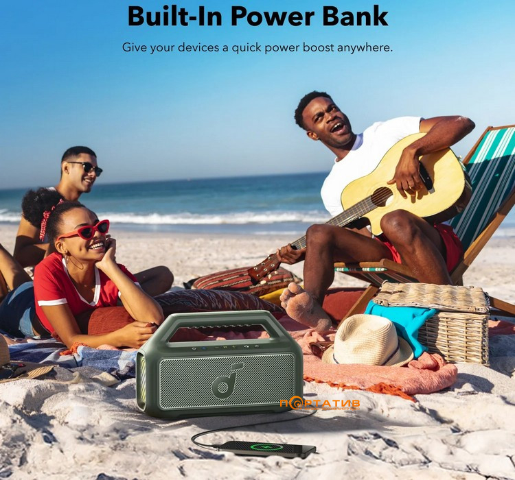 Акустика Anker SoundCore Boom 2 Green