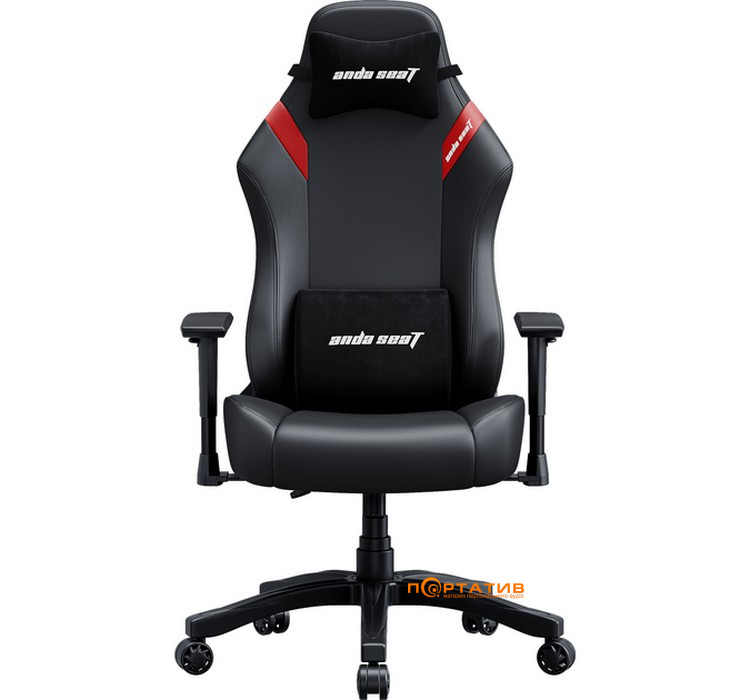 Ігрове крісло Anda Seat Luna Black/Red Size L (AD18-44-BR-PV)