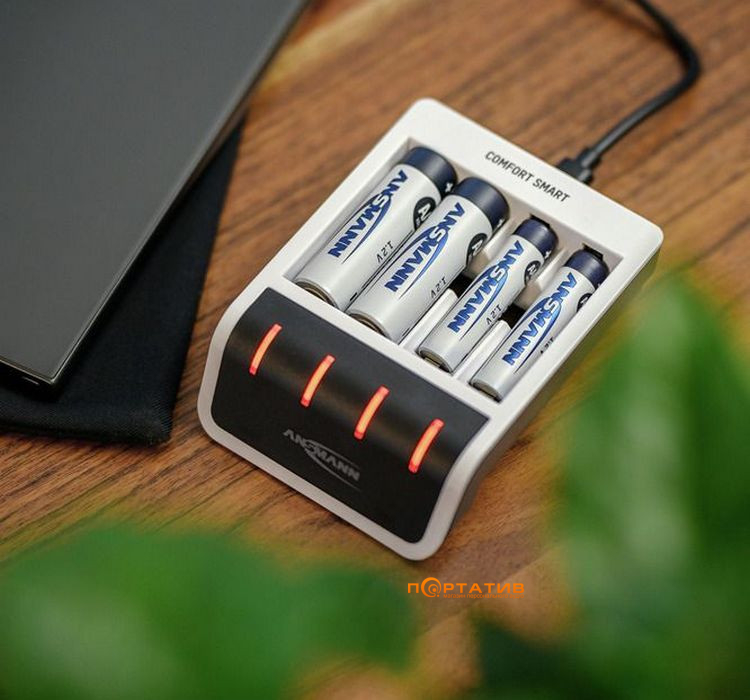 Зарядное устройство Ansmann Comfort Smart USB 4x AA/AAA (1001-0092)