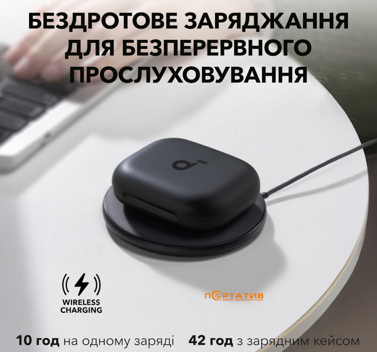 Навушники Anker SoundCore Aerofit 2 Black (A3874G11)