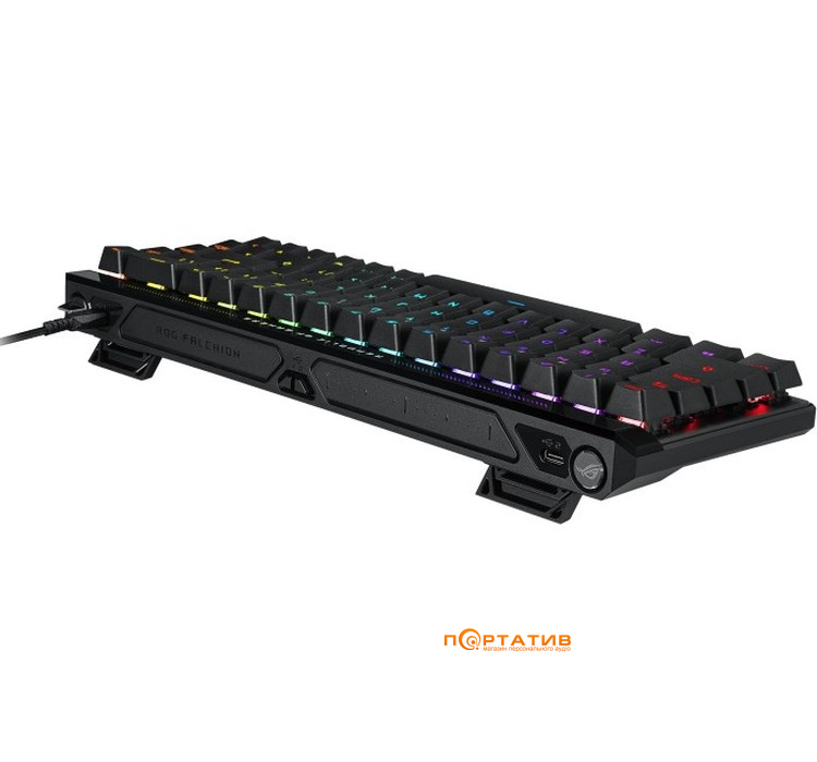 Ігрова клавіатура ASUS ROG Falchion Ace HFX USB EN Black (90MP03VE-BKUA20)