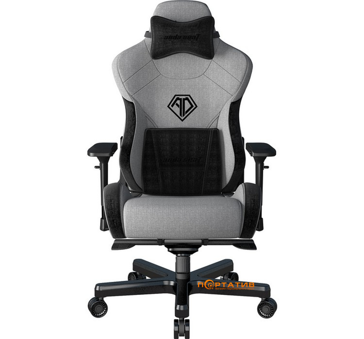 Ігрове крісло Anda Seat T-Pro 2 Grey/Black Size XL (AD12XLLA-01-GB-F)