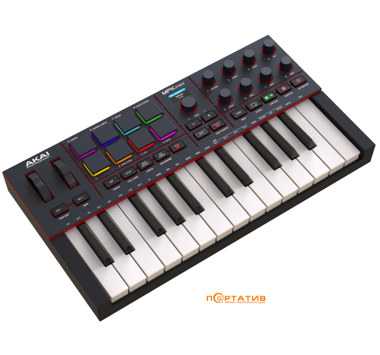 MIDI-клавиатура AKAI MPK Mini MK4 Black