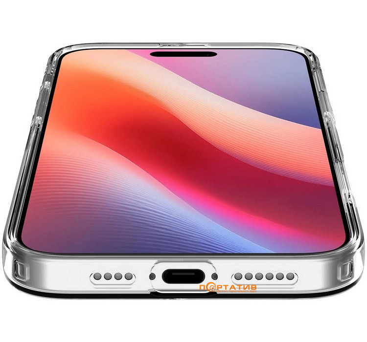 Чехол Spigen для Apple iPhone 16 Pro Max, Liquid Crystal, Crystal Clear (ACS07984)