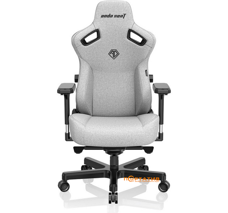 Игровое кресло Anda Seat Kaiser 3 Grey Fabric Size L (AD12YDC-L-01-G-PV/F)