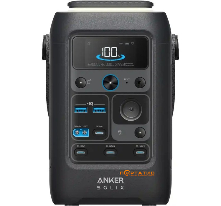 Зарядна станція Anker Solix C300X DC - 288Wh / 140W PD / No AC (A1728311)