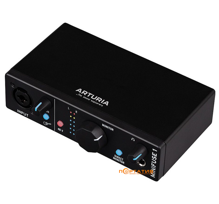 Аудіоінтерфейс Arturia MiniFuse 1 Black
