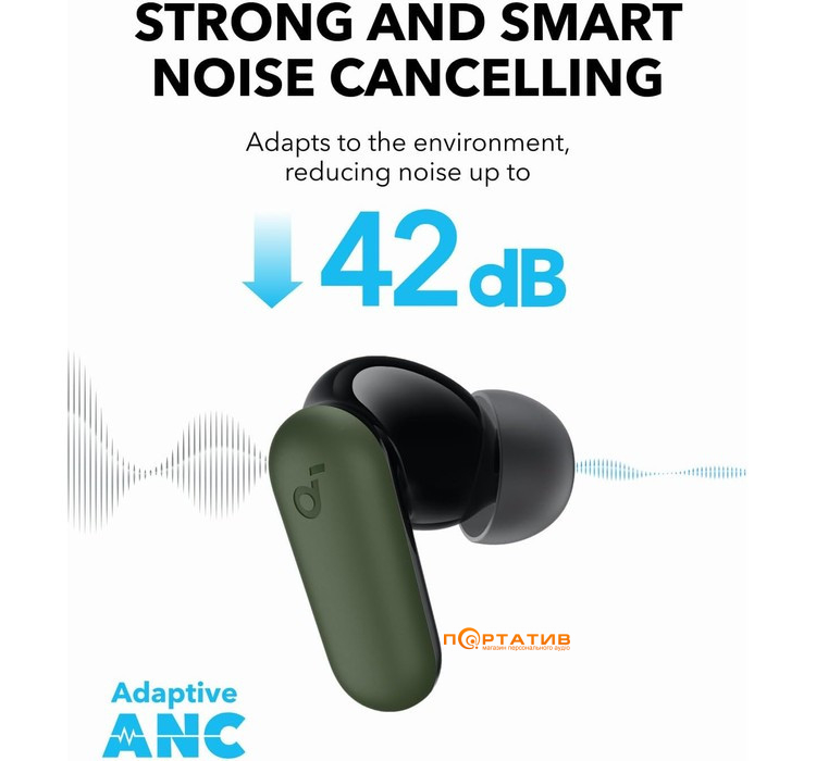 Наушники Anker SoundCore P30i Green (A3959361)