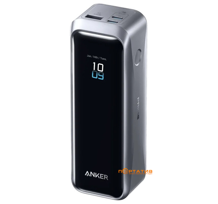 Зовнішній акумулятор Anker Prime 20000mAh 220W Black (A110BH11)