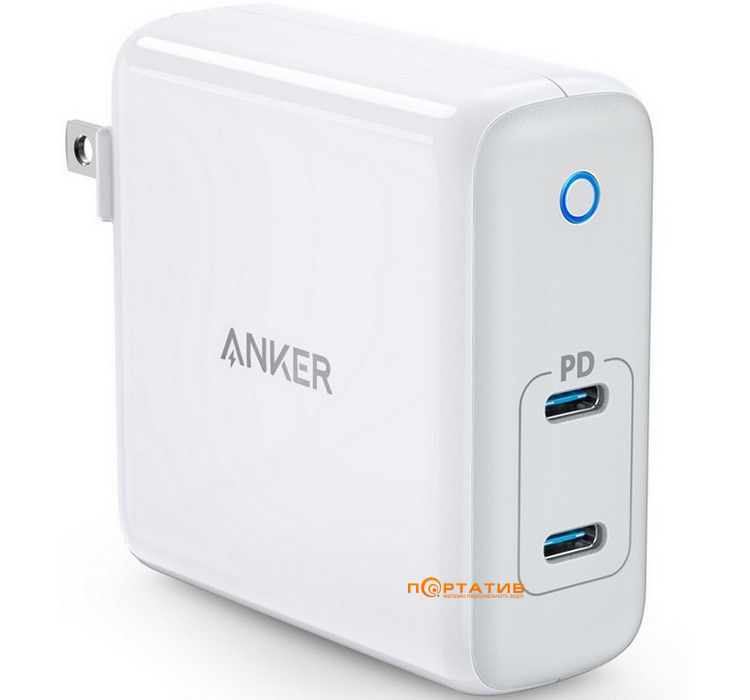 СЗУ Anker Wall Charger PowerPort Atom PD 2 60W Ultra Compact White (A2029321)