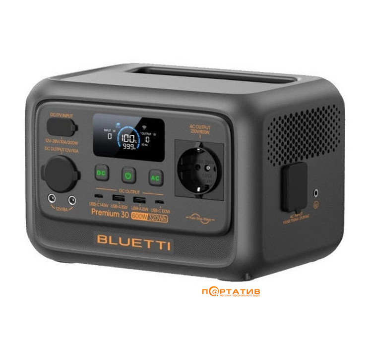 Зарядная станция Bluetti Premium 30 V2 320Wh 600W