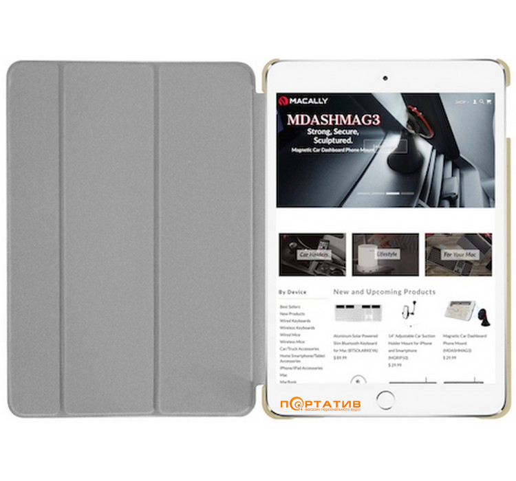 Чохол Macally iPad mini (2019) Protective Case and Stand Gold (BSTANDM5-GO)