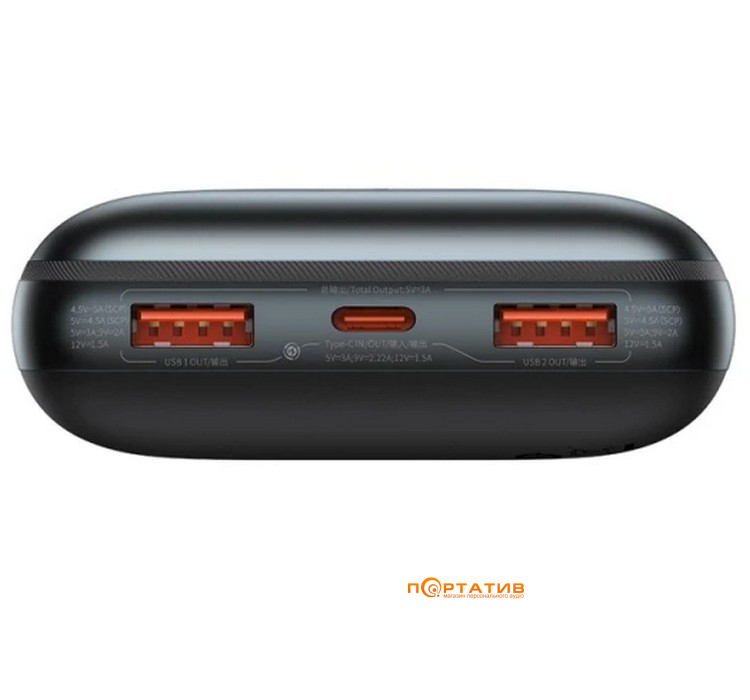 Зовнішній акумулятор  Baseus Bipow Pro Digital Display 20000mAh PD 22.5W Black (PPBD030001)