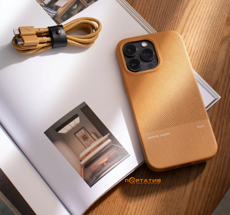 Кабель Native Union Belt Cable USB-C to Lightning Kraft (1.2 m) (BELT-CL-KFT-2-NP)