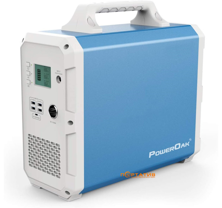 Зарядна станція Bluetti PowerOak EB150 1500Wh 1000W Blue